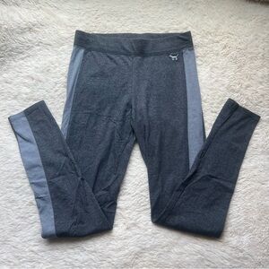 PINK Victoria's Secret Dark and Light Gray Leggings Activewear